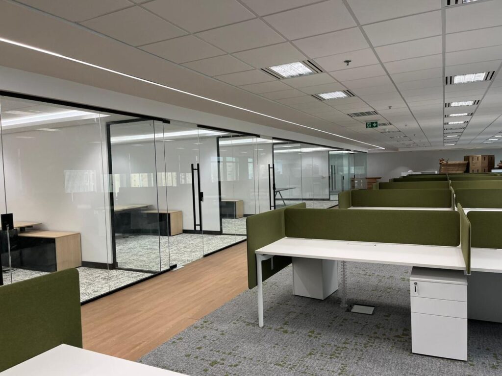 SNB Capital Regional Building Riyadh 5 Premium Flooring Solution at Business Lines Trading Co |