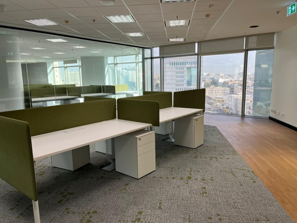 SNB Capital Regional Building Riyadh 4 Premium Flooring Solution at Business Lines Trading Co |
